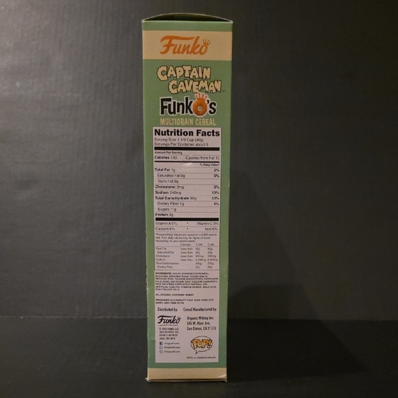 Funko Collectible Captain Caveman Multigrain Cereal - Picture 5 of 8